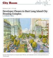 Bloomberg Unveils Hunters Point South Plans