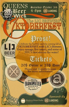 LIC Brewers' OKTOBERFEST  - Saturday October 3 -- CANCELLED